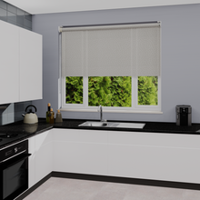 Load image into Gallery viewer, Alessi Snow Dim Out Roller Blind
