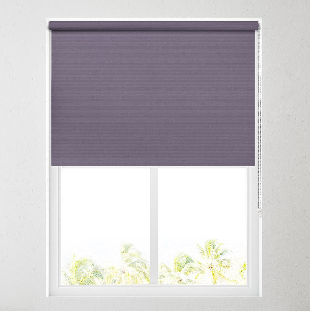 Bella Amparo Purple Blackout Roller Blind