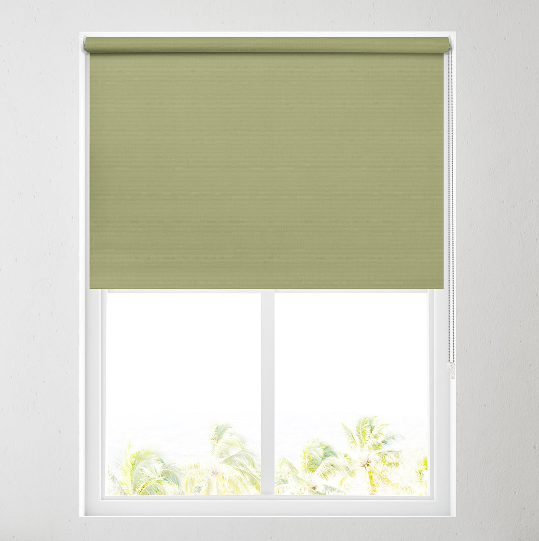 Bella Glade Green Blackout Roller Blind