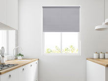 Load image into Gallery viewer, Bella Vellum Grey Blackout Roller Blind
