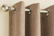 Load image into Gallery viewer, Vogue Latte Textured Self Lined Curtains
