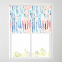 Load image into Gallery viewer, Watercolour Stripes Blackout Roller Blind

