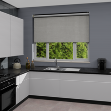 Load image into Gallery viewer, Metz White Blackout Moisture Resistant Roller Blind
