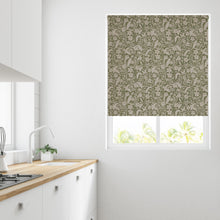 Load image into Gallery viewer, Skye Green Floral Thermal Blackout Roller Blind

