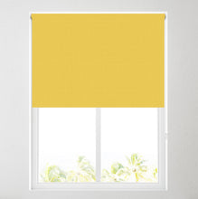 Load image into Gallery viewer, Yellow Thermal Blackout Roller Blind
