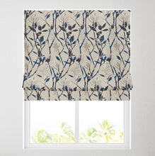 Load image into Gallery viewer, Zara Blue Lined Roman Blind
