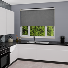 Load image into Gallery viewer, Marlow Zinc Blackout Roller Blind

