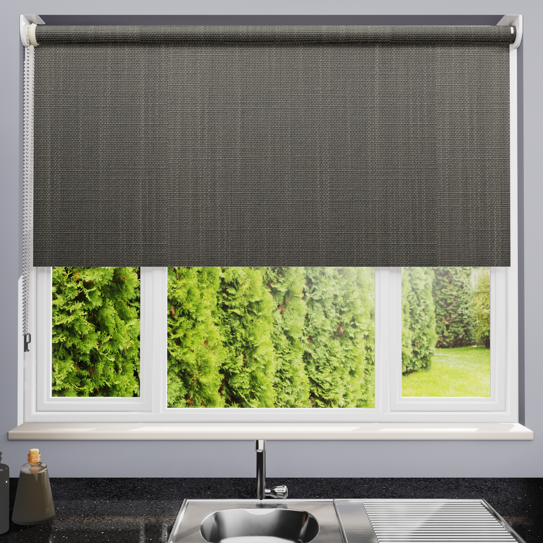Bexley Zinc Dim Out Roller Blind