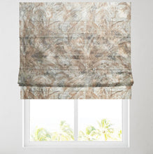 Load image into Gallery viewer, Silver &amp; Copper Blast Lined Roman Blind
