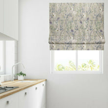 Load image into Gallery viewer, Country Meadow Lilac Lined Roman Blind
