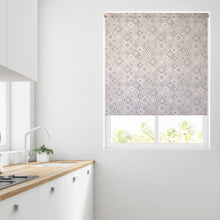 Load image into Gallery viewer, Diamonds Grey Daylight Roller Blind
