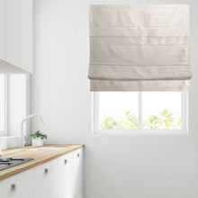 Load image into Gallery viewer, Ivory Linen Lined Roman Blind

