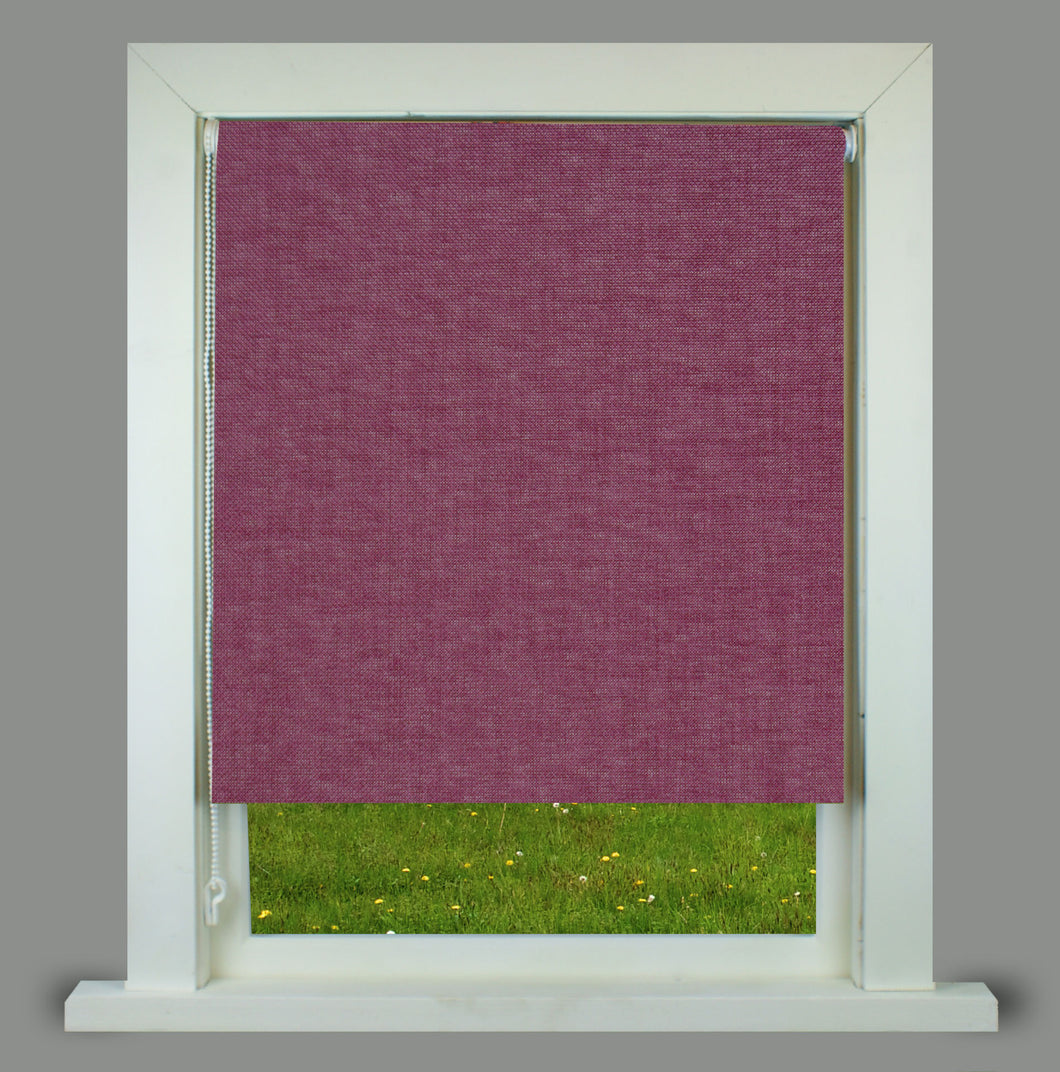 Ivy Purple Textured Thermal Roller Blind