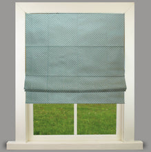 Load image into Gallery viewer, Maria polka Blue Lined Roman Blind
