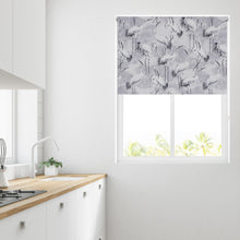 Load image into Gallery viewer, Monochrome Stork Thermal Blackout Roller Blind
