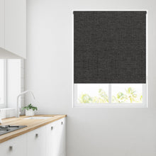 Load image into Gallery viewer, Quebec Charcoal Thermal Blackout Roller Blind
