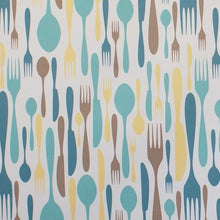 Load image into Gallery viewer, Multi Cutlery Thermal Blackout Roller Blind
