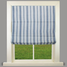 Load image into Gallery viewer, Orkney Blue Fully Lined Roman Blind
