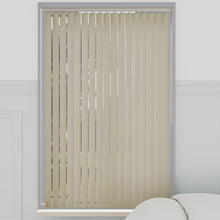 Load image into Gallery viewer, Bella Buttercream Blackout Vertical Blinds
