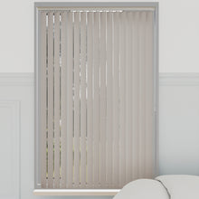 Load image into Gallery viewer, Bella Canvas Grey Blackout Vertical Blinds
