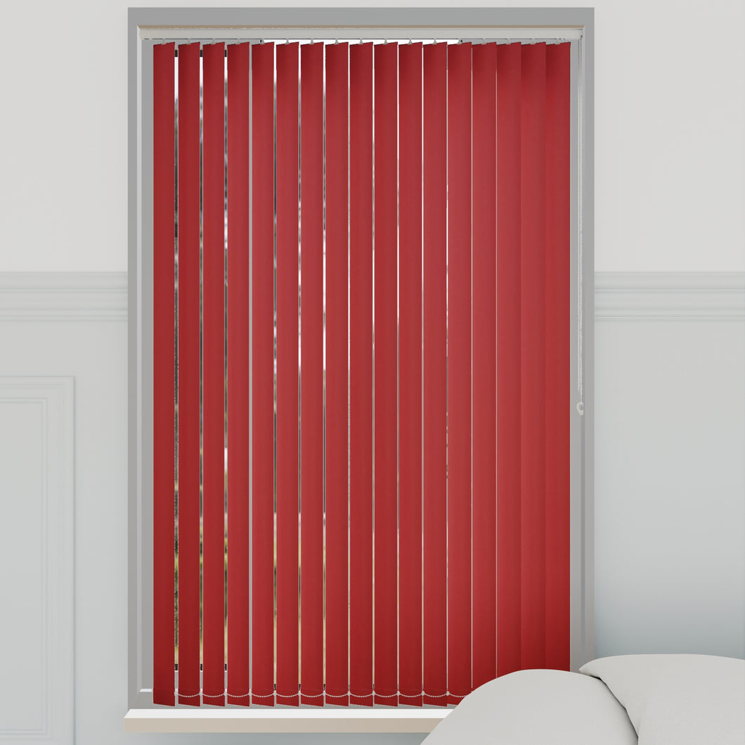 Bella Chilli Blackout Vertical Blinds