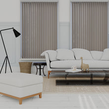 Load image into Gallery viewer, Bella Flint Grey Blackout Vertical Blinds
