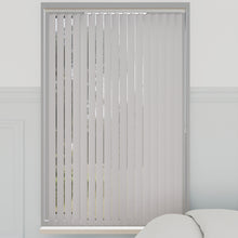 Load image into Gallery viewer, Bella Frost White Blackout Vertical Blinds

