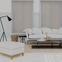 Load image into Gallery viewer, Bella Maylar Natural Blackout Vertical Blinds
