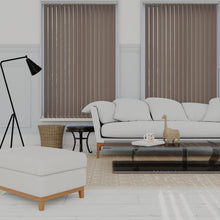 Load image into Gallery viewer, Bella Portobello Blackout Vertical Blinds
