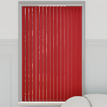 Load image into Gallery viewer, Bella Ruby Red Blackout Vertical Blinds
