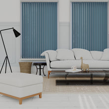 Load image into Gallery viewer, Bella Sapphire Blackout Vertical Blinds
