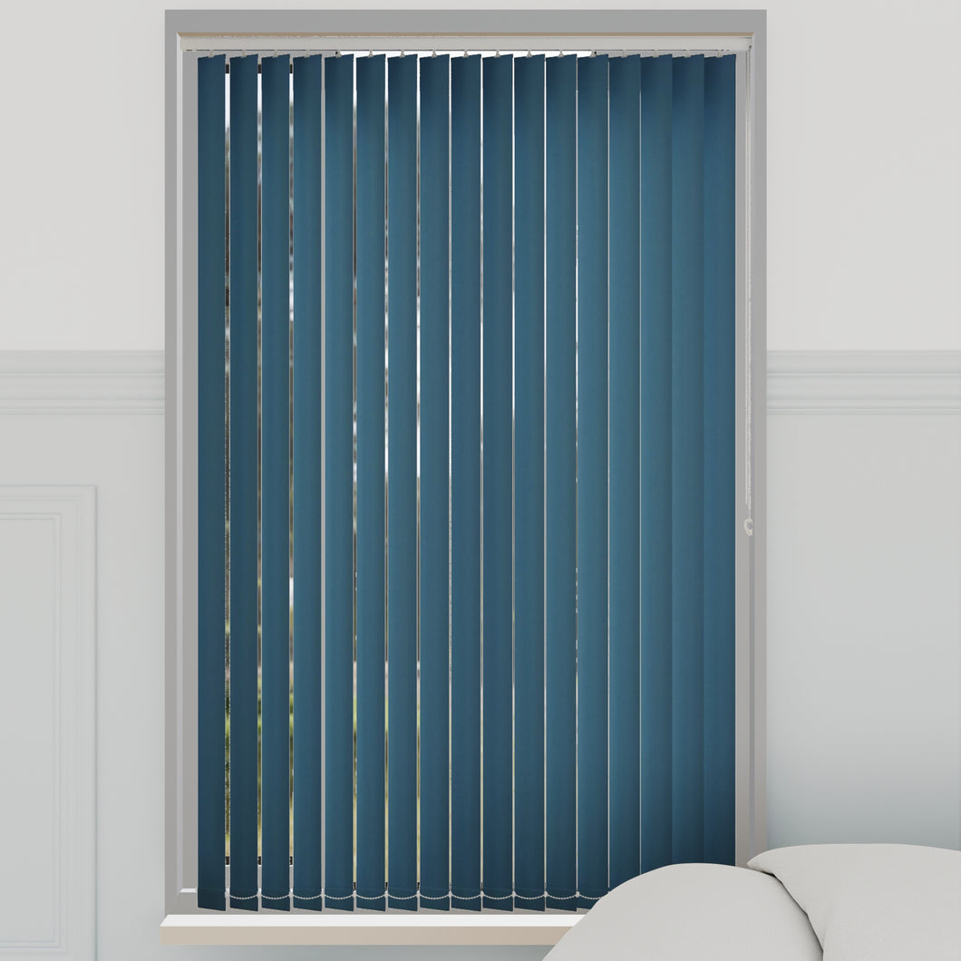 Bella Sapphire Blackout Vertical Blinds