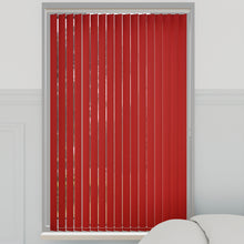 Load image into Gallery viewer, Bella Scarlett Red Blackout Vertical Blinds
