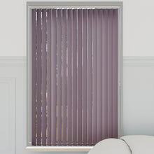 Load image into Gallery viewer, Bella Sloe Mauve Blackout Vertical Blinds
