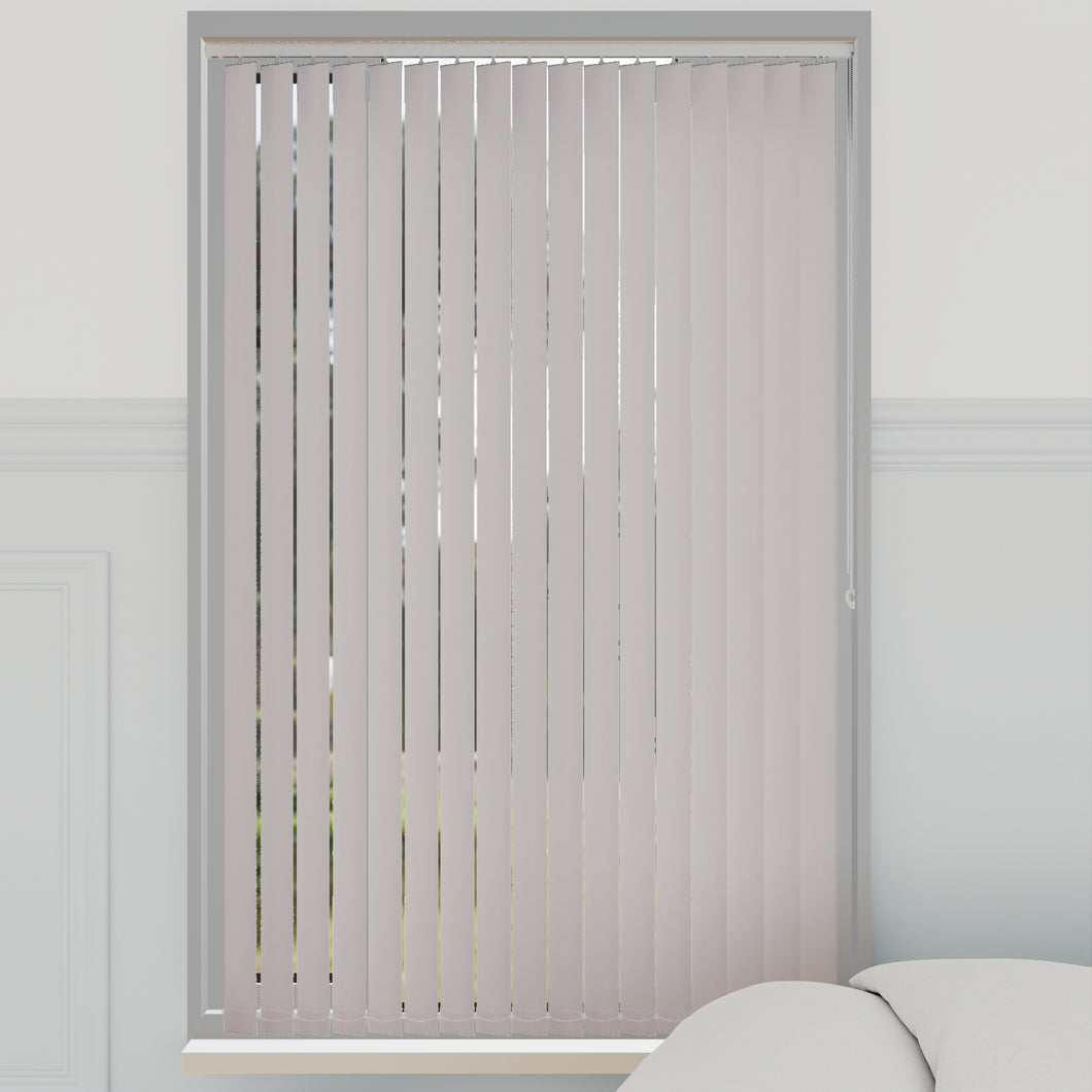 Bella Snow Blackout Vertical Blinds