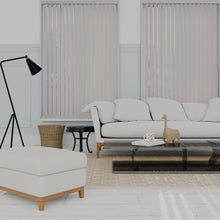 Load image into Gallery viewer, Bella Snow Blackout Vertical Blinds
