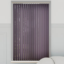Load image into Gallery viewer, Splash Amparo Purple Vertical Blinds
