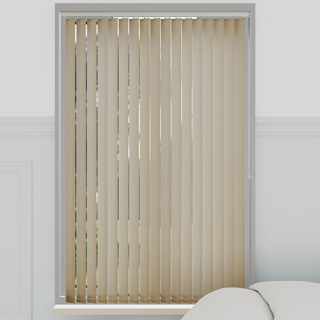 Splash Beige Vertical Blinds