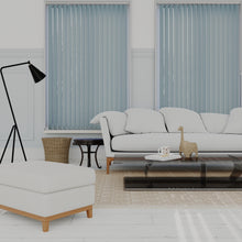 Load image into Gallery viewer, Splash Britanny Blue Vertical Blinds
