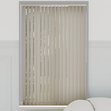 Load image into Gallery viewer, Splash Dove Natural Vertical Blinds

