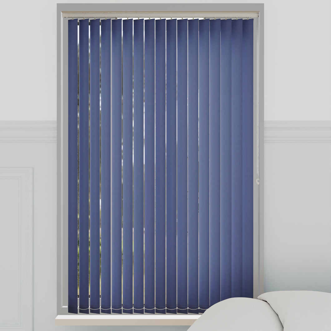 Splash Empire Purple Vertical Blinds