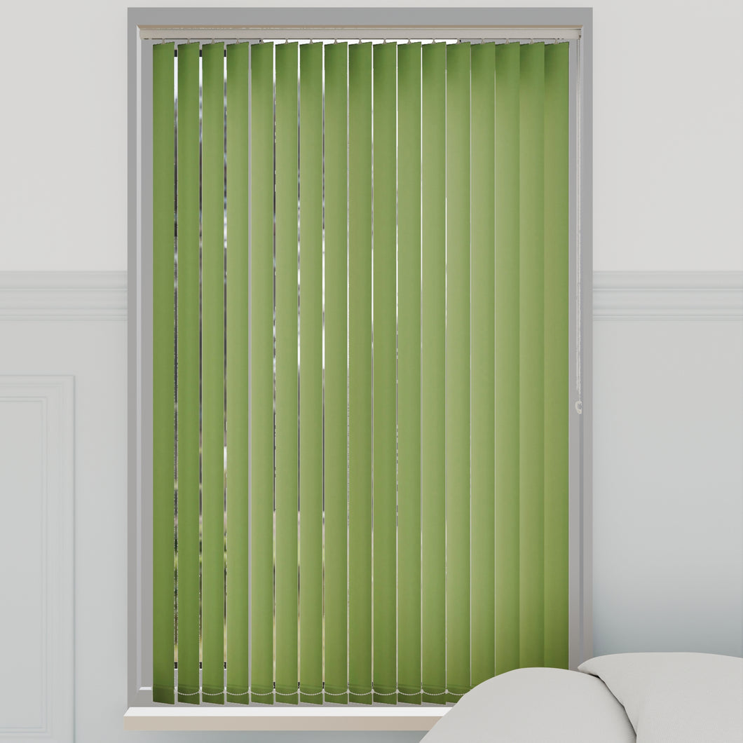 Splash Grama Green Vertical Blinds