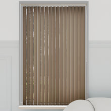 Load image into Gallery viewer, Splash Havana Brown Vertical Blinds
