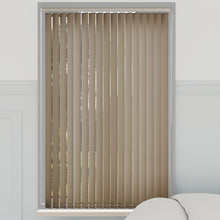 Load image into Gallery viewer, Splash Putty Mocha Vertical Blinds
