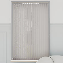 Load image into Gallery viewer, Splash Snow White Vertical Blinds

