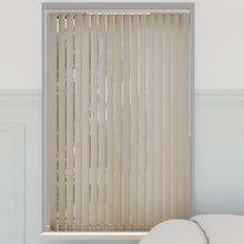 Load image into Gallery viewer, Splash Modesty Cream Vertical Blinds
