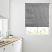 Load image into Gallery viewer, Grey Pin Stripe Daylight Roller Blind
